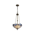 Rapture Tiffany Uplighter Chandelier Style Pendant