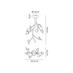 Luminosity Designs - Autumn Single Stem Ceiling Pendant - Luminosity Designs Ltd