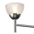 inspired - Avalon Ceiling 3 Light with Gridded Glass Shades G9 (Deco D0413) - Luminosity Designs Ltd