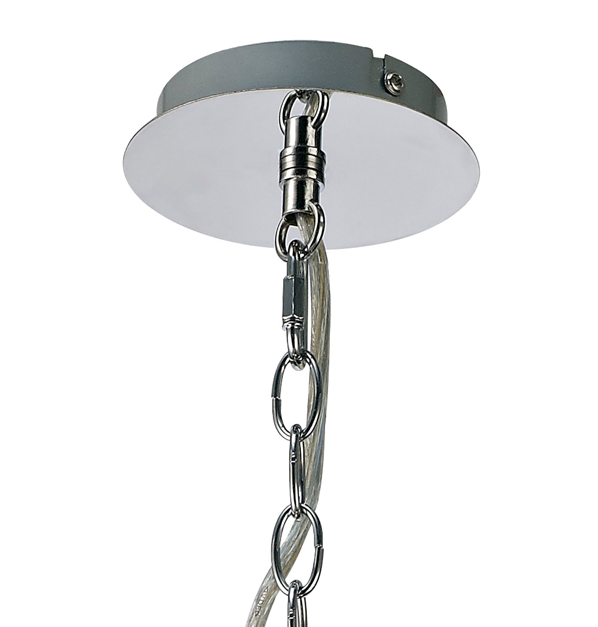 inspired - Avalon Ceiling 5 Light With Gridded Glass Shades G9 (Deco D0414) - Luminosity Designs Ltd