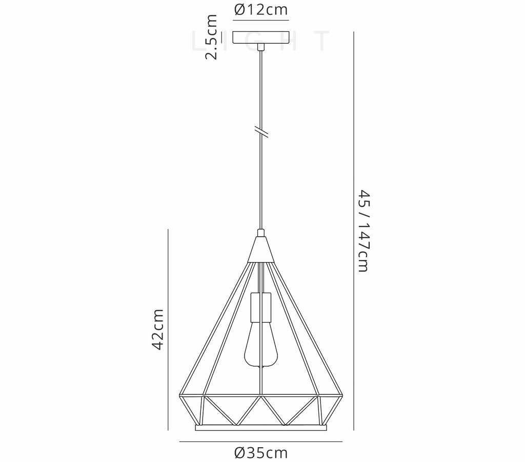 Luminosity Designs - Babylon Cage Pendant - Luminosity Designs Ltd