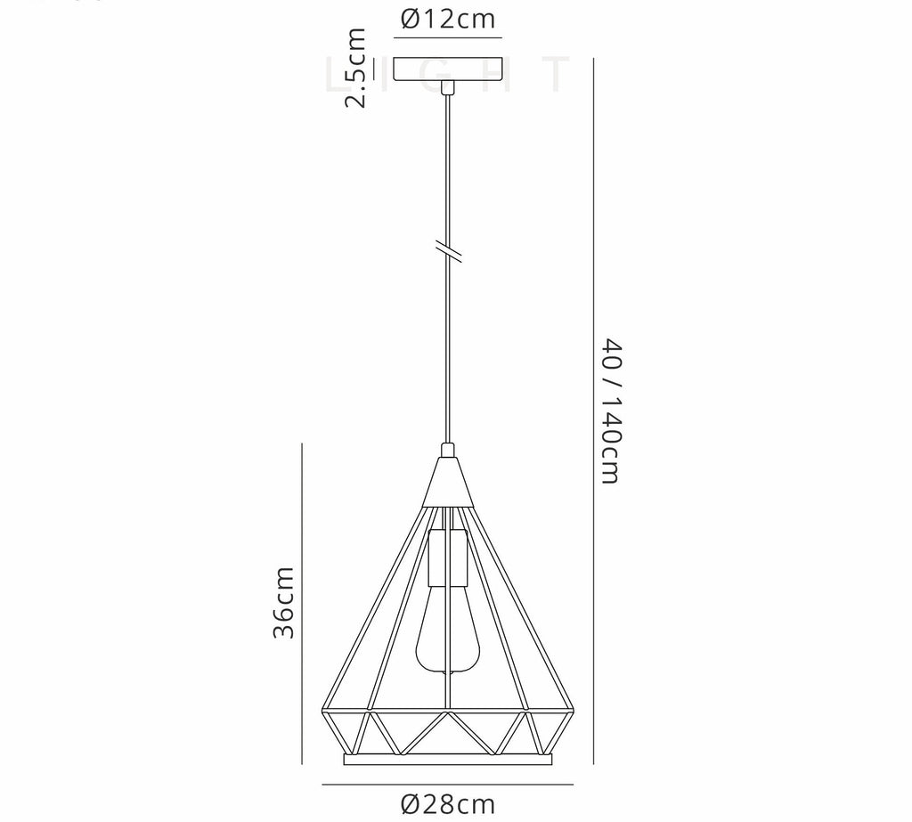 Luminosity Designs - Babylon Cage Pendant - Luminosity Designs Ltd