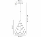Luminosity Designs - Babylon Cage Pendant - Luminosity Designs Ltd