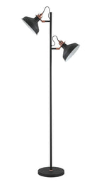 Luminosity Designs - Banker 2 light floor lamp - Luminosity Designs Ltd