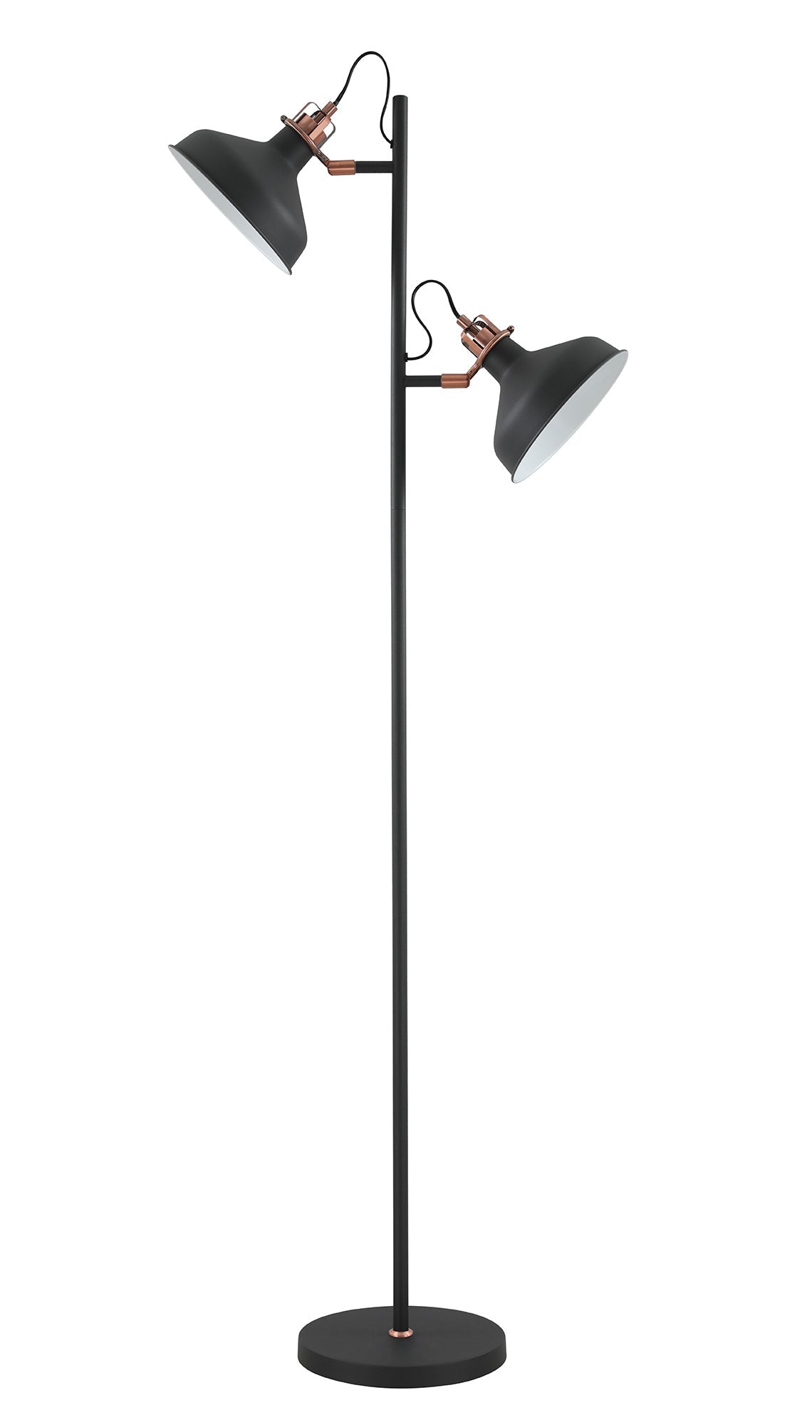 Luminosity Designs - Banker 2 light floor lamp - Luminosity Designs Ltd