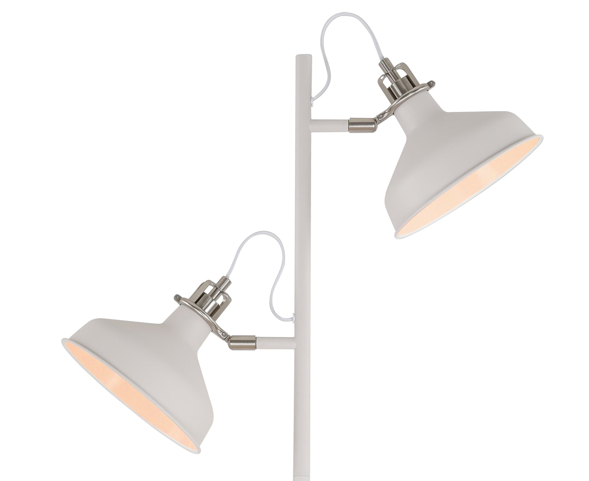 Luminosity Designs - Banker 2 light floor lamp - Luminosity Designs Ltd