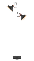 Luminosity Designs - Banker 2 light floor lamp - Luminosity Designs Ltd