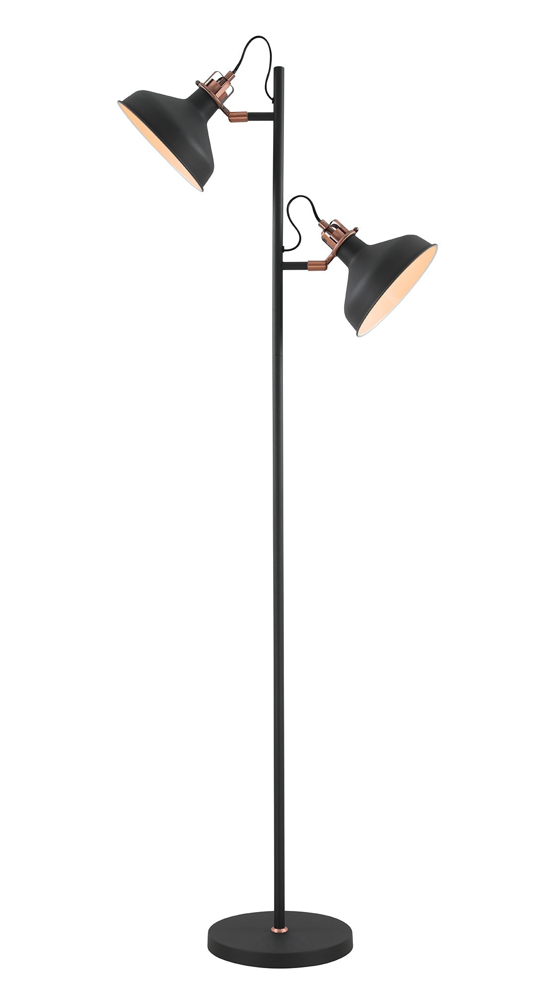 Luminosity Designs - Banker 2 light floor lamp - Luminosity Designs Ltd