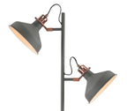 Luminosity Designs - Banker 2 light floor lamp - Luminosity Designs Ltd
