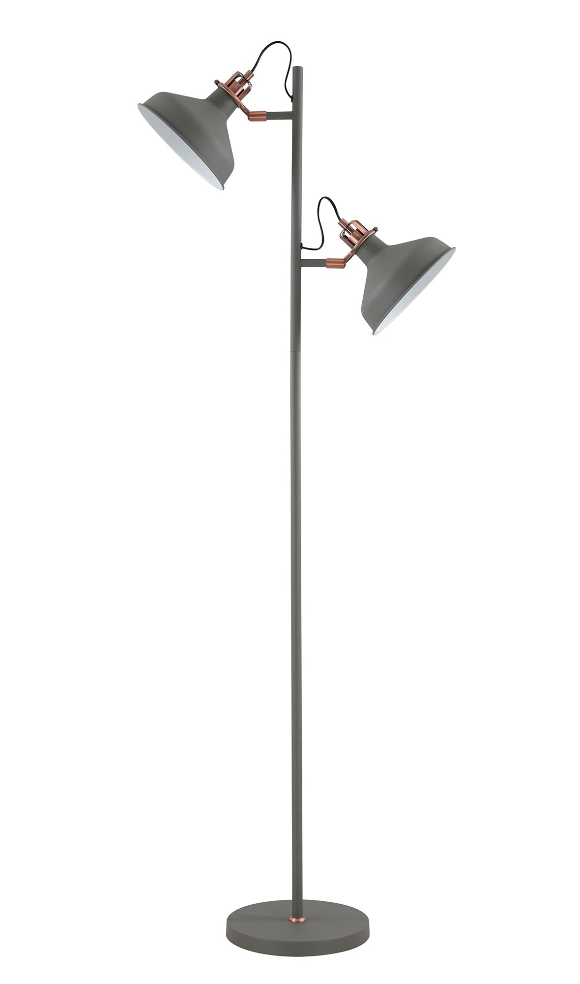 Luminosity Designs - Banker 2 light floor lamp - Luminosity Designs Ltd