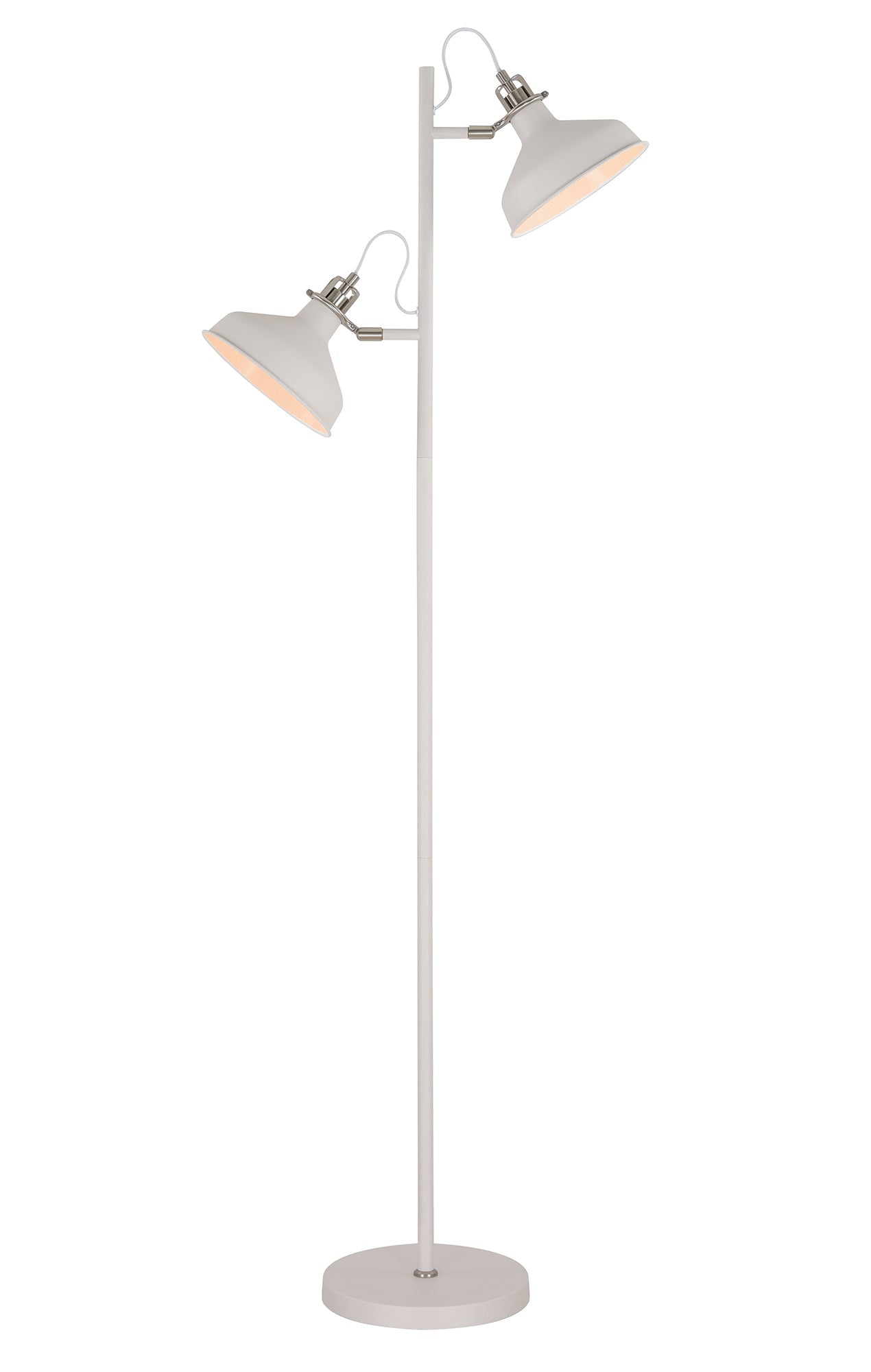 Luminosity Designs - Banker 2 light floor lamp - Luminosity Designs Ltd