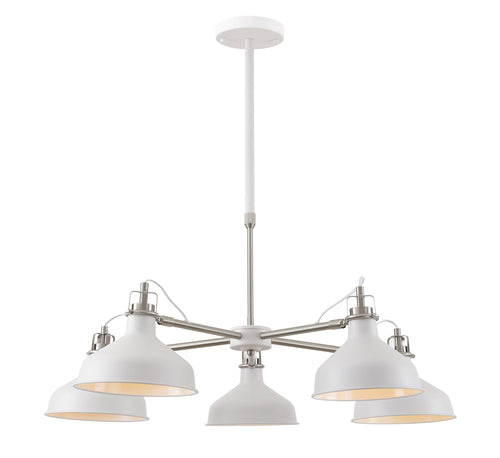 Luminosity Designs - Banker Telescopic 5 Light Pendant - Luminosity Designs Ltd