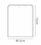 Luminosity Designs - Baron Cylindrical Glass Shade - Luminosity Designs Ltd