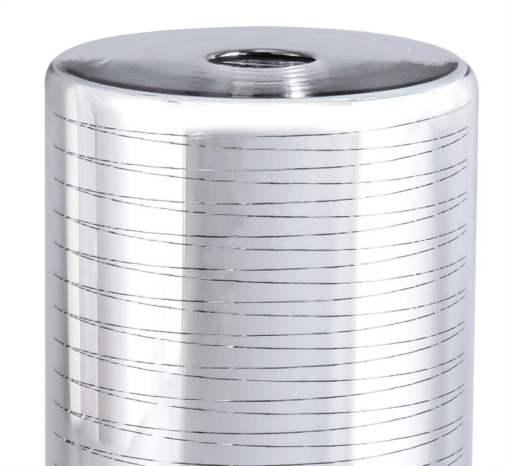 Luminosity Designs - Baron Metallic Ridge Effect Glass Shade - Luminosity Designs Ltd