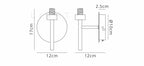 Luminosity Designs - Baron Opulence Wall Light - Luminosity Designs Ltd