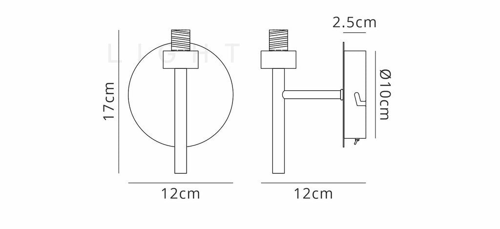 Luminosity Designs - Baron Wall Light - Luminosity Designs Ltd
