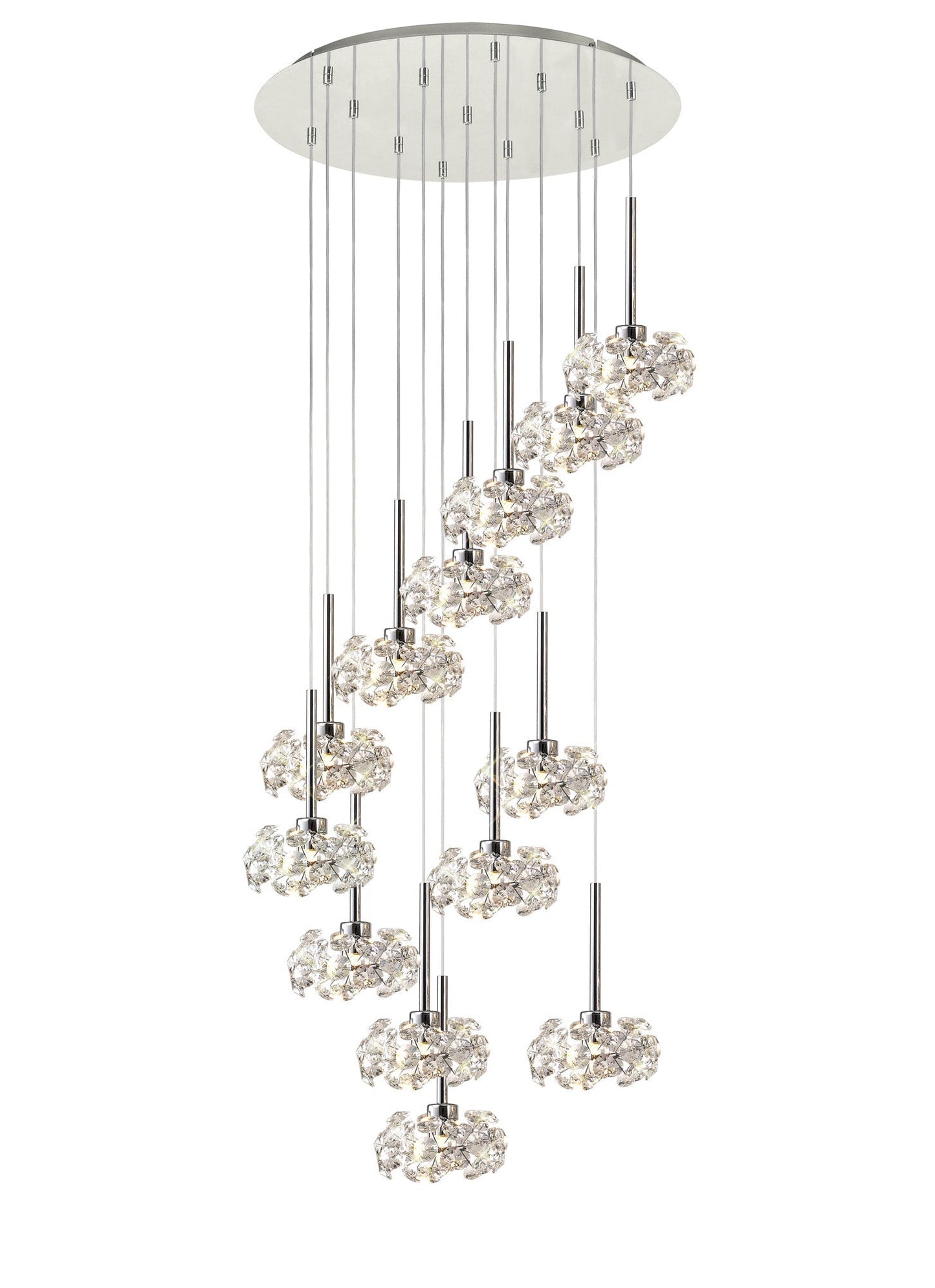 13 Light Baron Opulence Multi Pendant