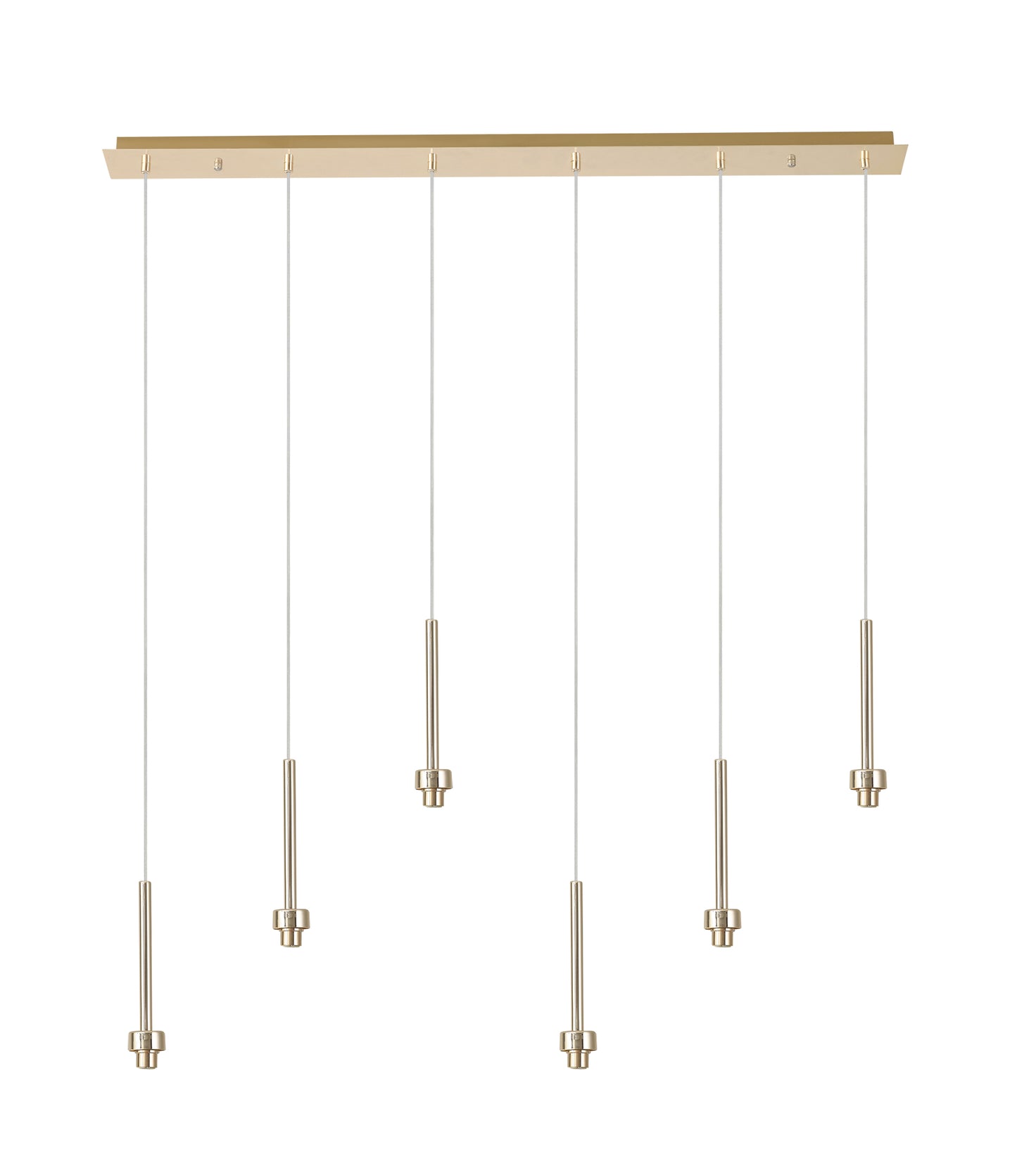 6 Light Baron Multi Pendant Bar