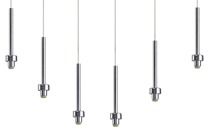 6 Light Baron Multi Pendant Bar