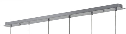 6 Light Baron Multi Pendant Bar