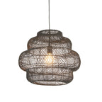 Luminosity Designs - Beehive Black Rattan Pendant - Luminosity Designs Ltd