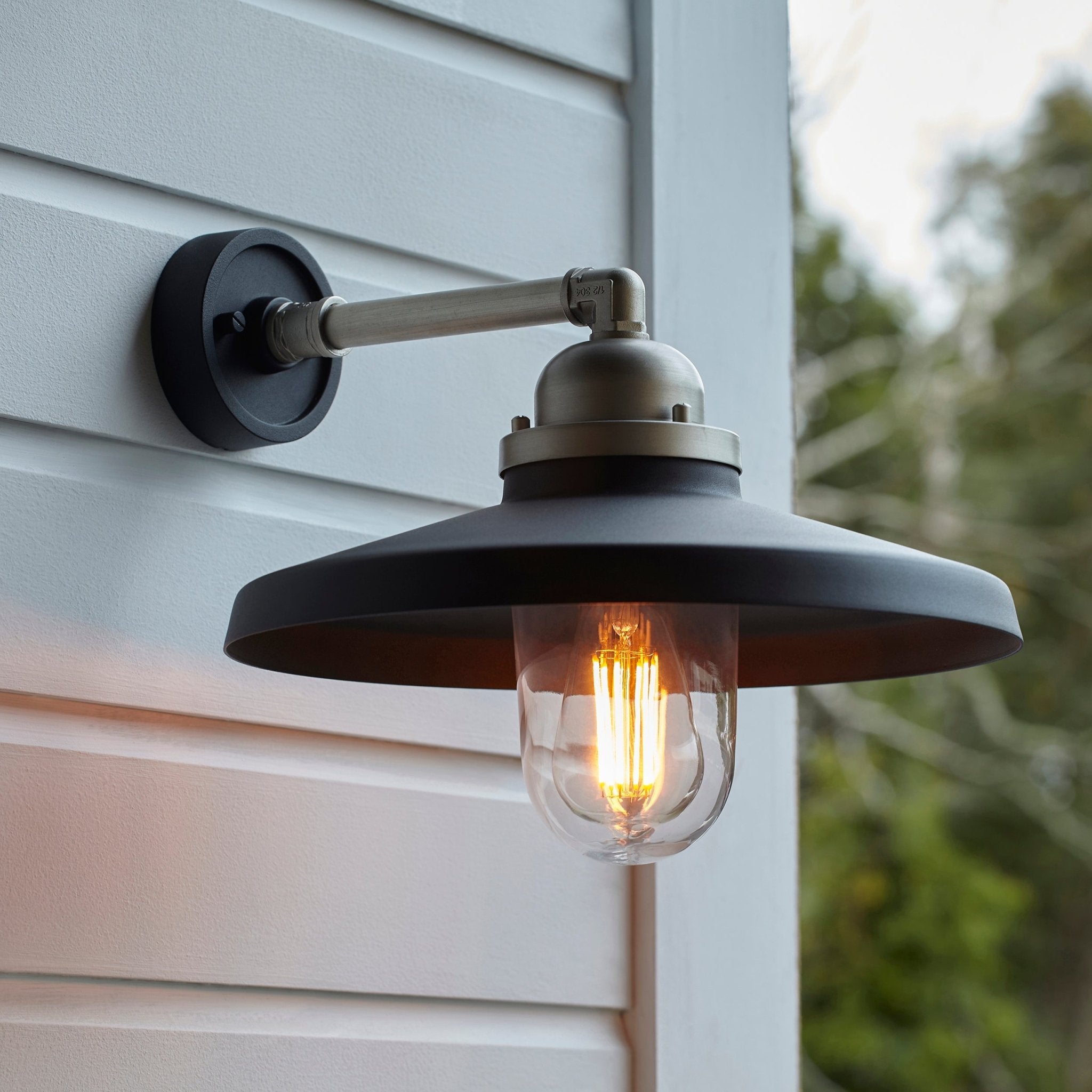 Luminosity Designs - Beverley Industrial Style Wall Lantern - Luminosity Designs Ltd