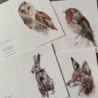 DP Art - Birds and Beasts Card by DP Art - 4 Designs - Luminosity Designs Ltd