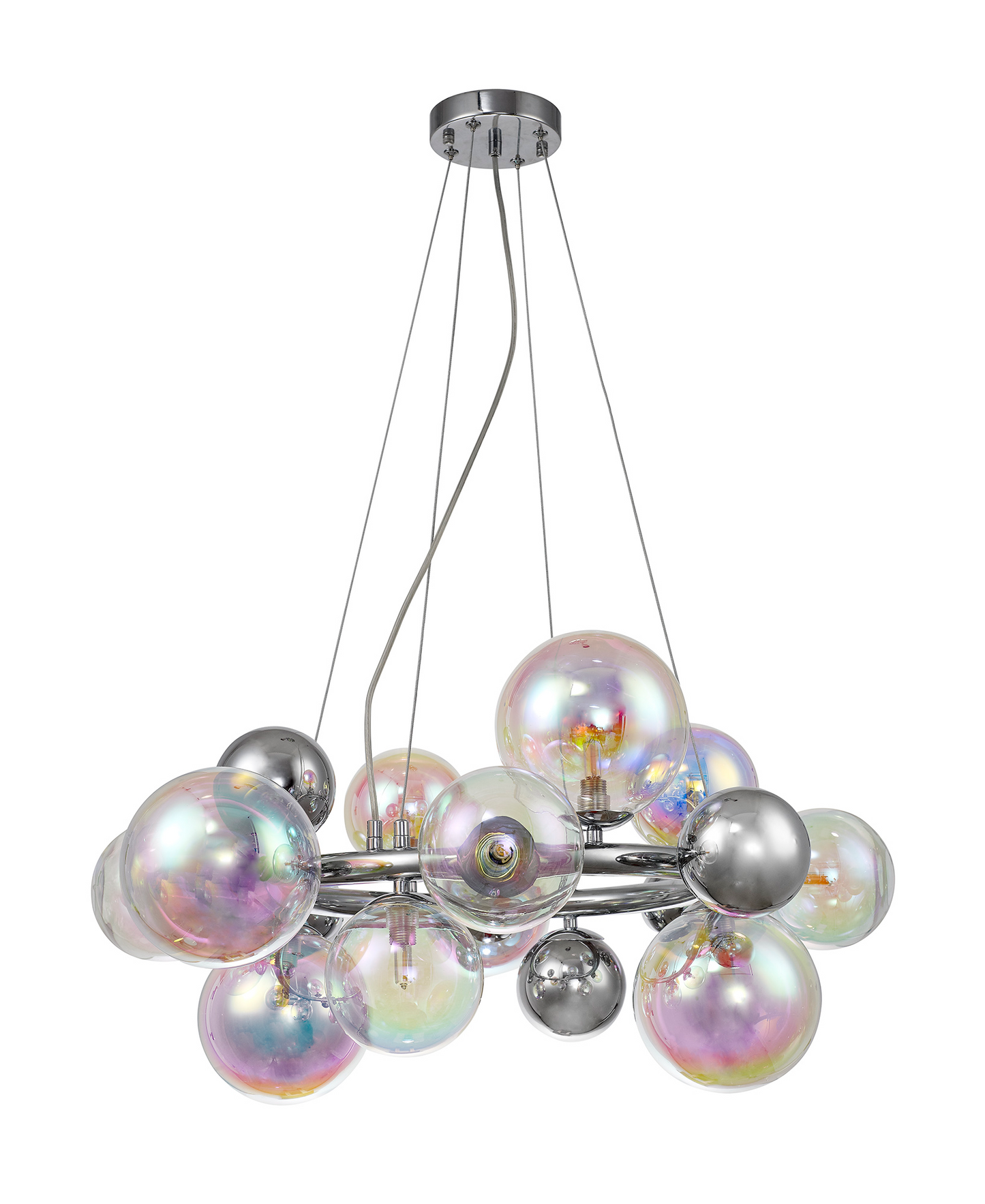Bubbles Hanging Circular Pendant