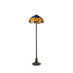 Luminosity Designs - Blue and Yellow Summer Tiffany Floor Lamp - Luminosity Designs Ltd