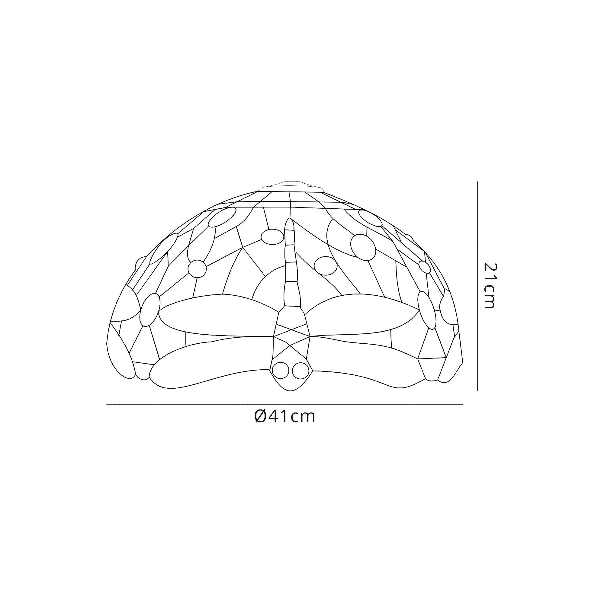 Luminosity Designs - Blue and Yellow Summer Tiffany Shade - Luminosity Designs Ltd