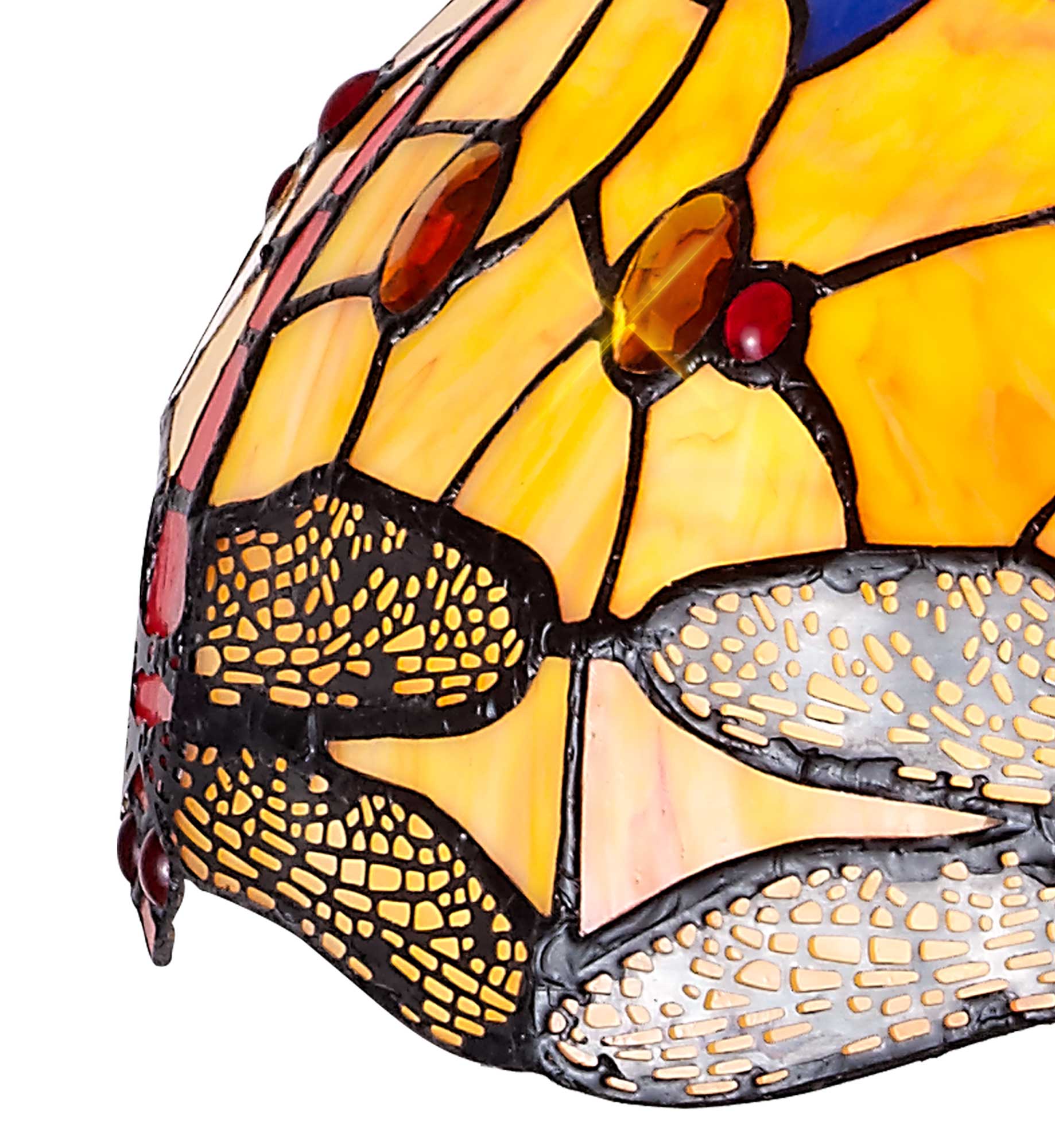 Luminosity Designs - Blue and Yellow Summer Tiffany Shade - Luminosity Designs Ltd