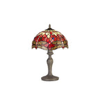 Luminosity Designs - Blue and Yellow Summer Tiffany Table Lamp - Luminosity Designs Ltd