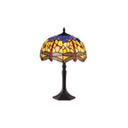 Luminosity Designs - Blue and Yellow Summer Tiffany Table Lamp - Luminosity Designs Ltd