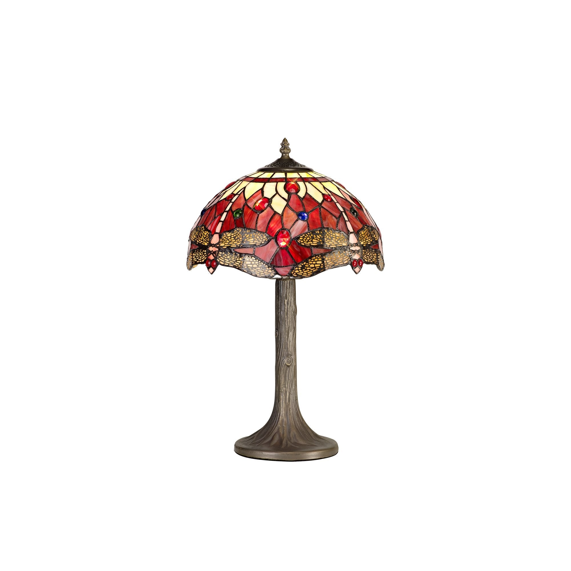Luminosity Designs - Blue and Yellow Summer Tiffany Table Lamp - Luminosity Designs Ltd