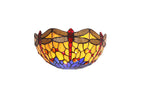 Luminosity Designs - Blue and Yellow Summer Tiffany Wall Light - Luminosity Designs Ltd