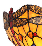 Luminosity Designs - Blue and Yellow Summer Tiffany Wall Light - Luminosity Designs Ltd