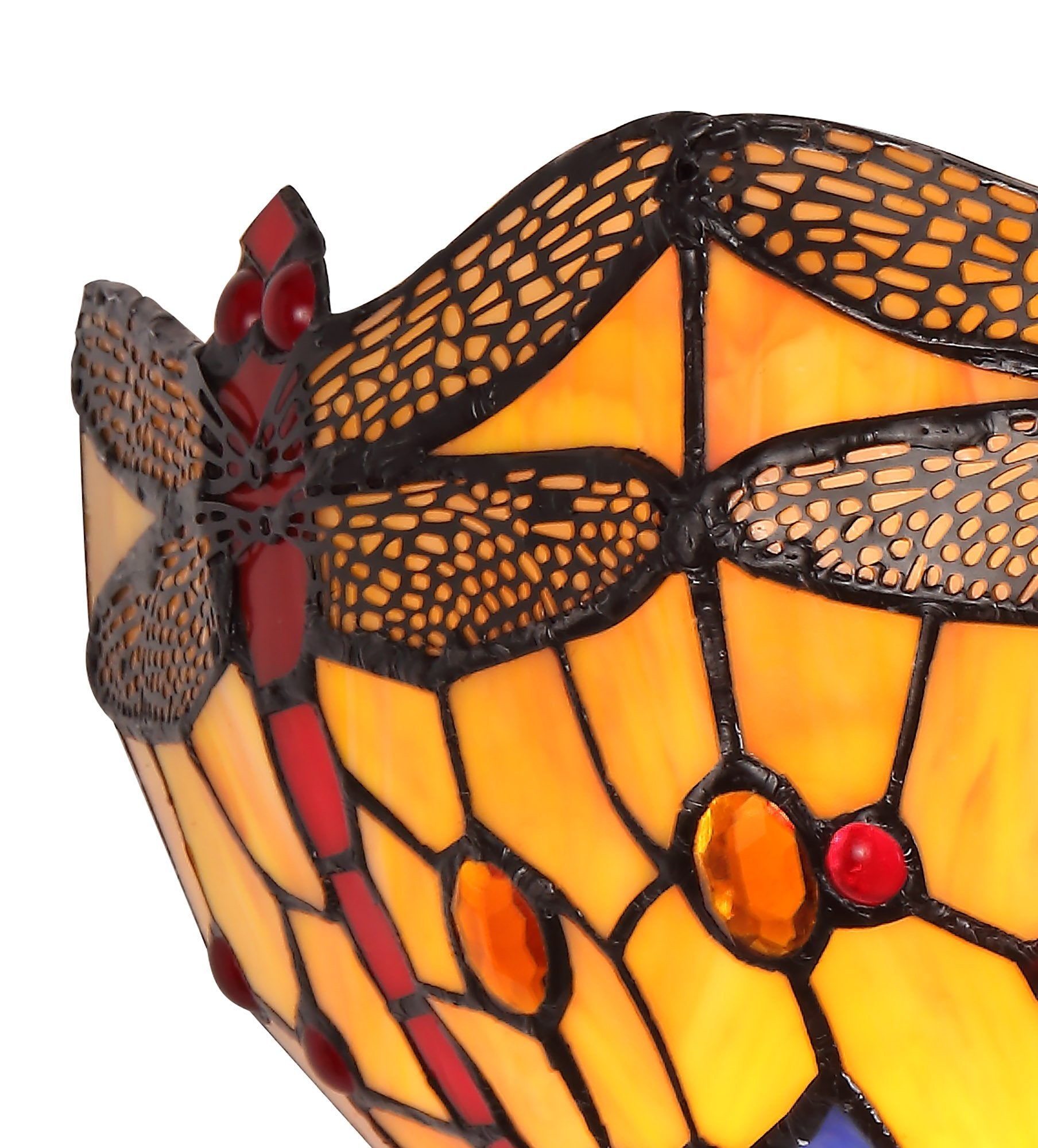 Luminosity Designs - Blue and Yellow Summer Tiffany Wall Light - Luminosity Designs Ltd