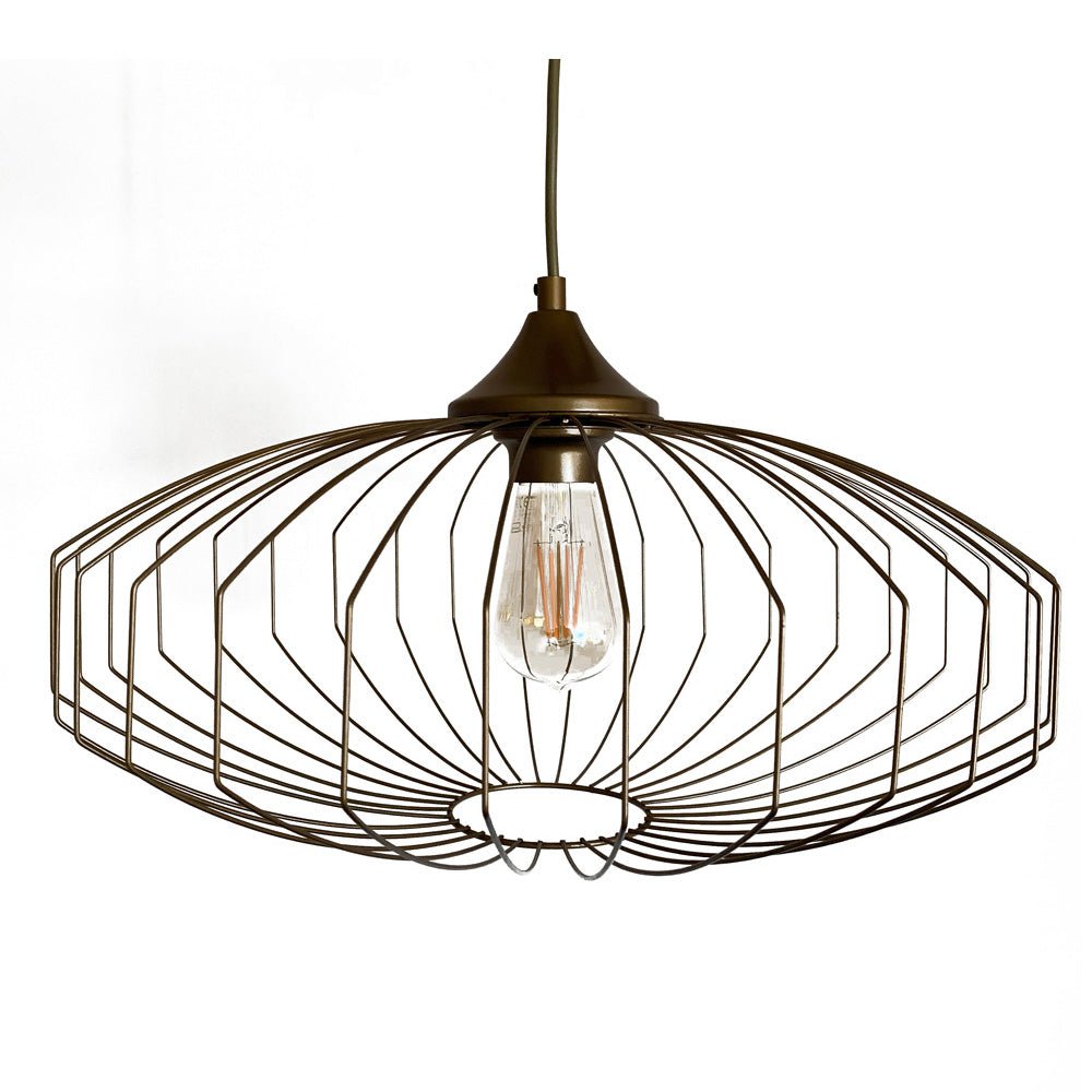 Oaks Lighting - Boho Wire Frame Pendant Light - Luminosity Designs Ltd