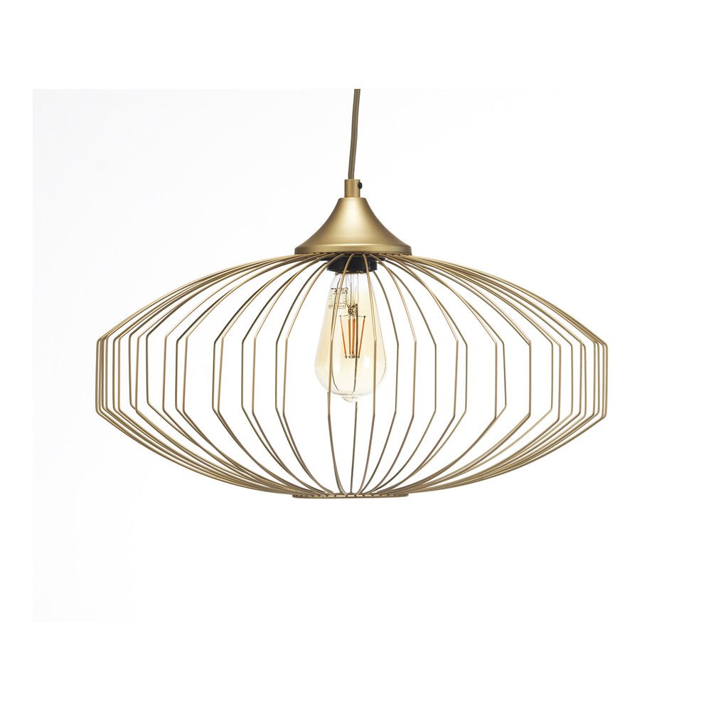 Oaks Lighting - Boho Wire Frame Pendant Light - Luminosity Designs Ltd