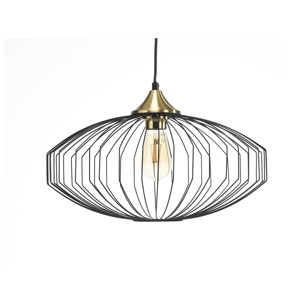 Oaks Lighting - Boho Wire Frame Pendant Light - Luminosity Designs Ltd