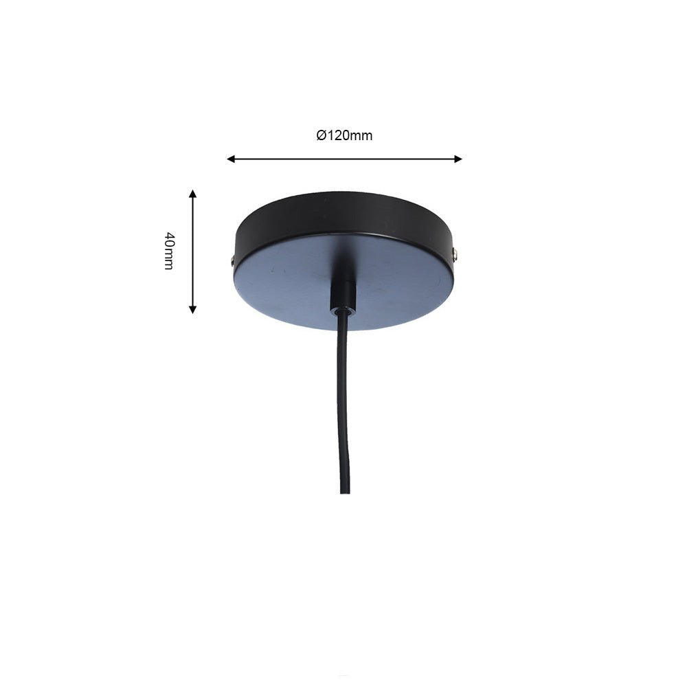 Oaks Lighting - Boho Wire Frame Pendant Light - Luminosity Designs Ltd