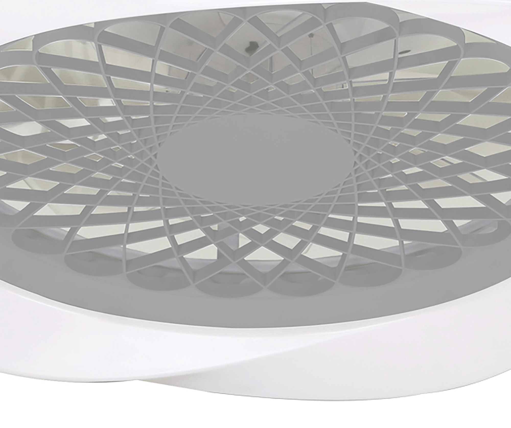 Mantra - Boreal Prismatic LED Dimmable Ceiling Light With Built - In Fan - Remote Control - Luminosity Designs Ltd