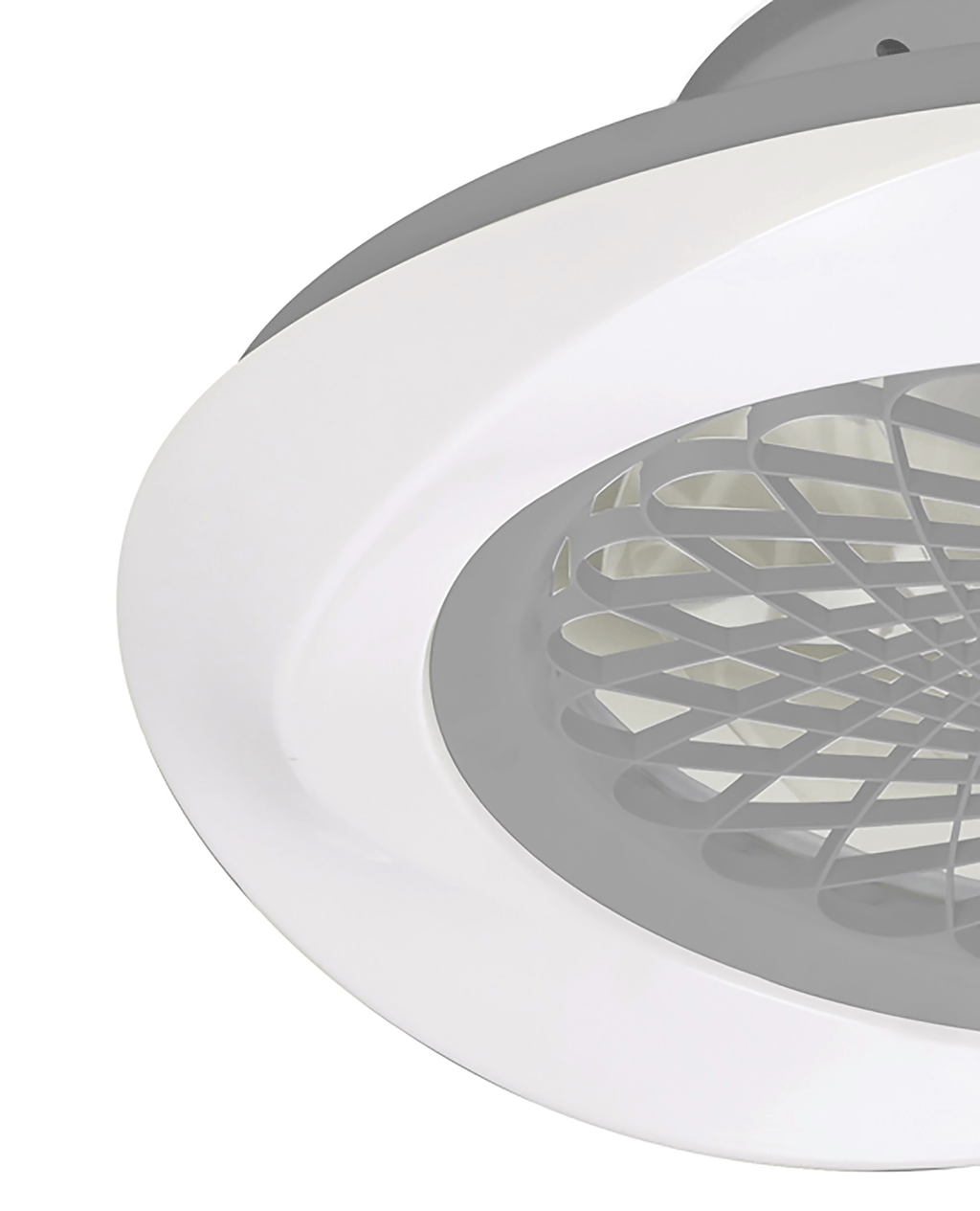 Mantra - Boreal Prismatic LED Dimmable Ceiling Light With Built - In Fan - Remote Control - Luminosity Designs Ltd