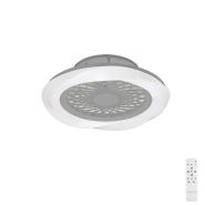 Mantra - Boreal Prismatic LED Dimmable Ceiling Light With Built - In Fan - Remote Control - Luminosity Designs Ltd