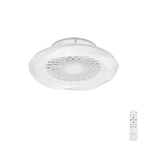 Mantra - Boreal Prismatic LED Dimmable Ceiling Light With Built - In Fan - Remote Control - Luminosity Designs Ltd