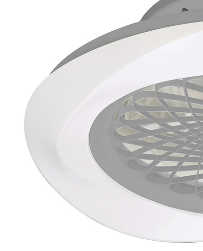 Boreal Prismatic LED Dimmable Ceiling Light With Built-In Fan - Remote Control