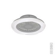 Boreal Prismatic LED Dimmable Ceiling Light With Built-In Fan - Remote Control