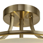 Luminosity Designs - Boyd Semi Flush Ceiling Light - Luminosity Designs Ltd