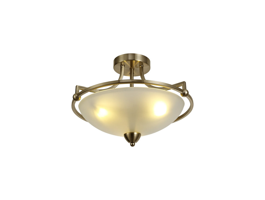 Luminosity Designs - Boyd Semi Flush Ceiling Light - Luminosity Designs Ltd