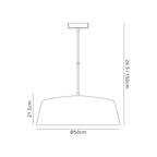 Luminosity Designs - Breakfast Large Wide Pendant - Luminosity Designs Ltd